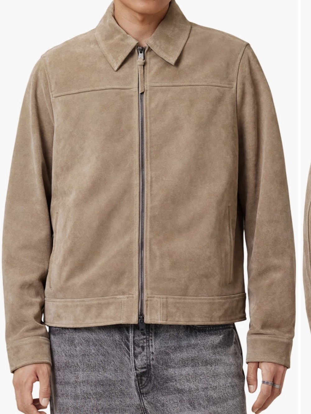 AllSaints Rhone Suede Jacket